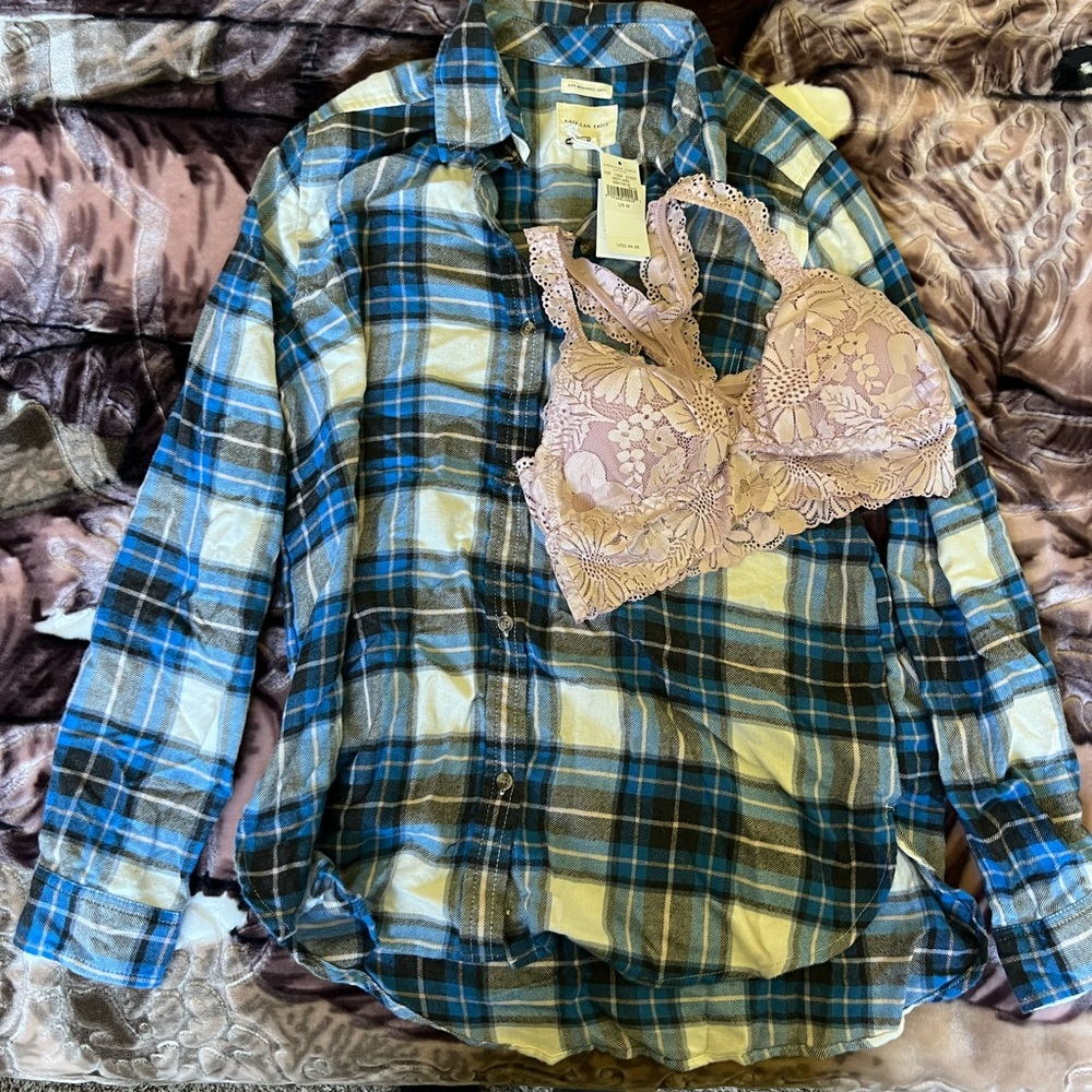 American Eagle Flannel NWT